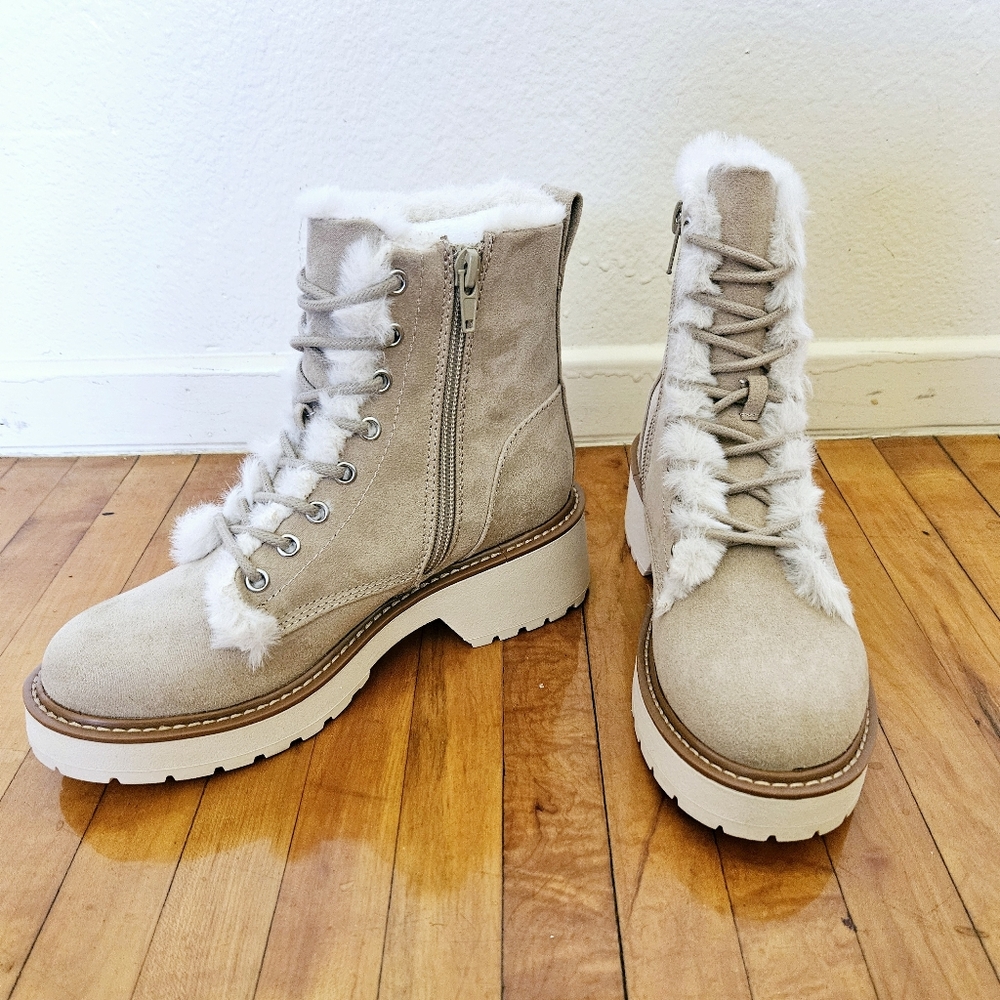 Madden Girl Faux-Fur Ankle Boots